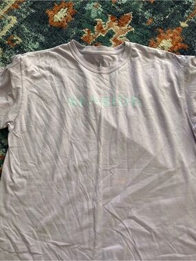 Seaside Graphic Crewneck T-Shirt - Light Lavender